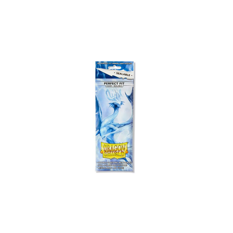 Dragon Shield Perfect Fit Small Sealable Sleeves - Clear Yama (100  Sleeves)