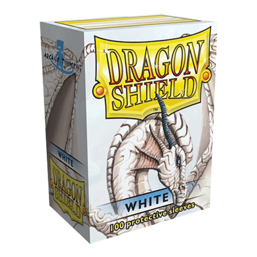 100 Sleeves Dragon Shield : White (10)