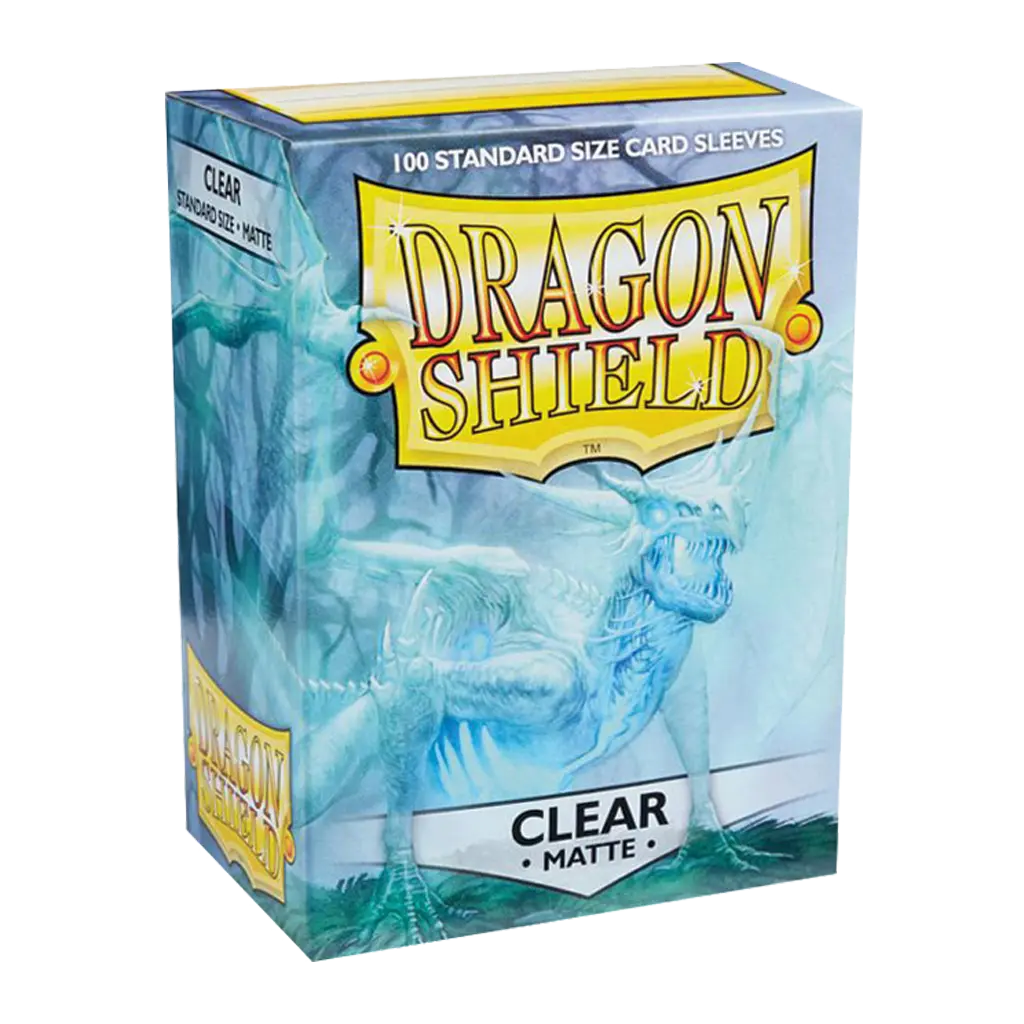 [AT-11001] 100 Sleeves Dragon Shield Matte: Clear