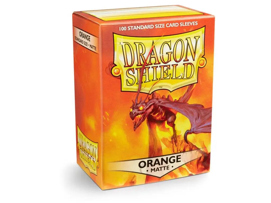 100 Sleeves Dragon Shield Matte: Orange