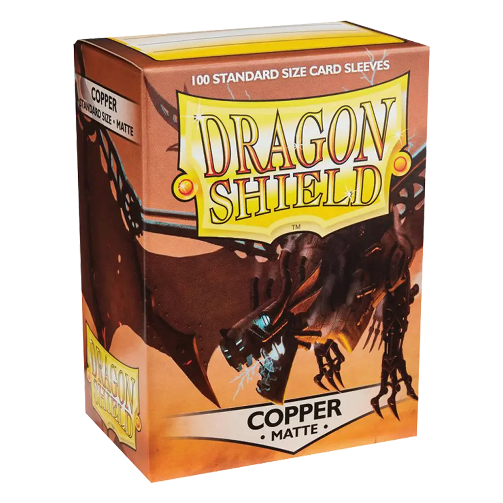 100 Sleeves Dragon Shield Matte: Copper