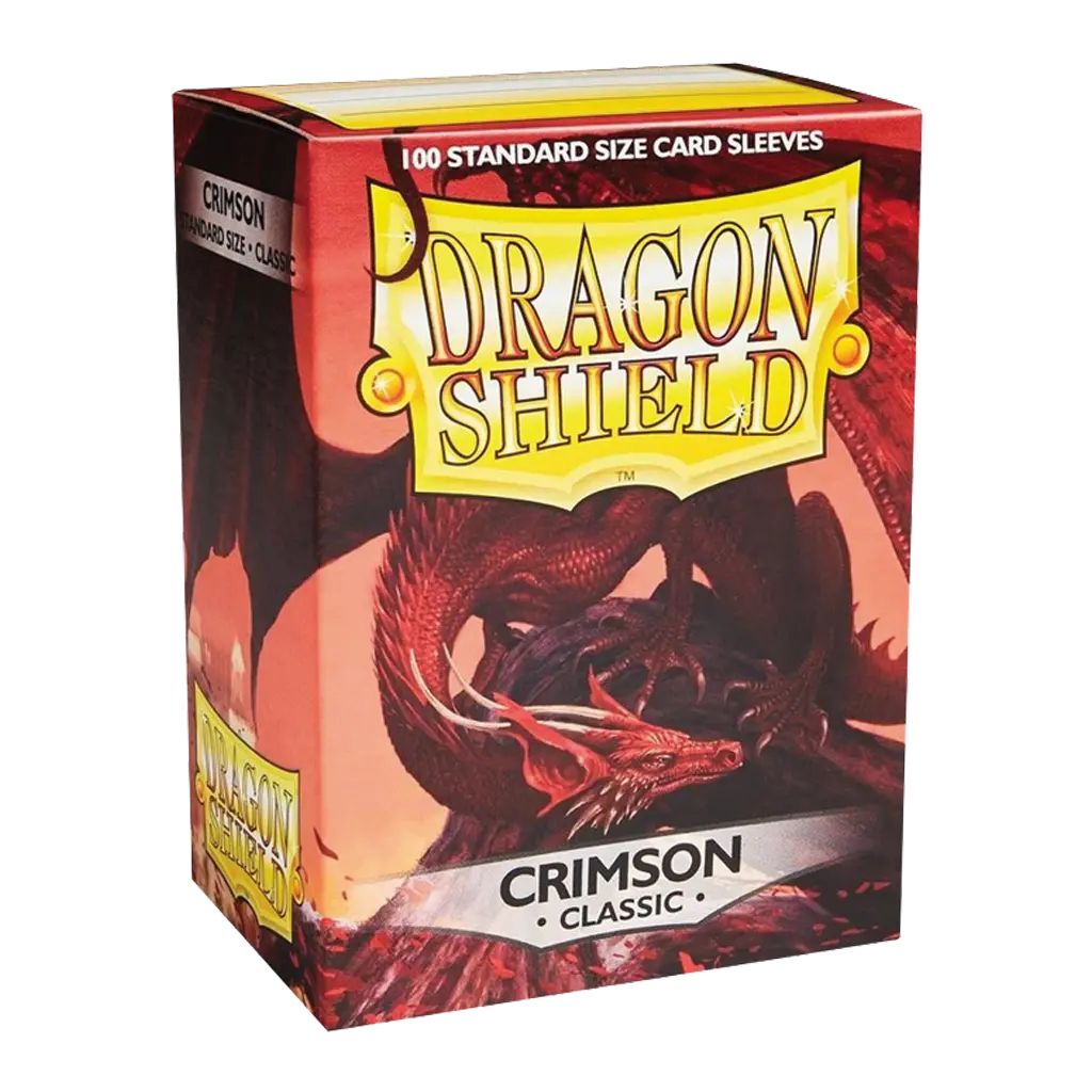 100 Sleeves Dragon Shield : Crimson (10)