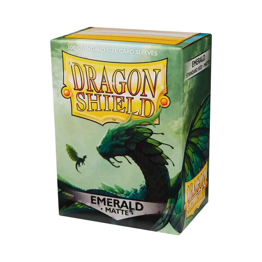 100 Sleeves Dragon Shield Matte: Emerald