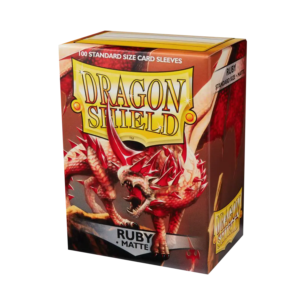 100 Sleeves Dragon Shield Matte: Ruby