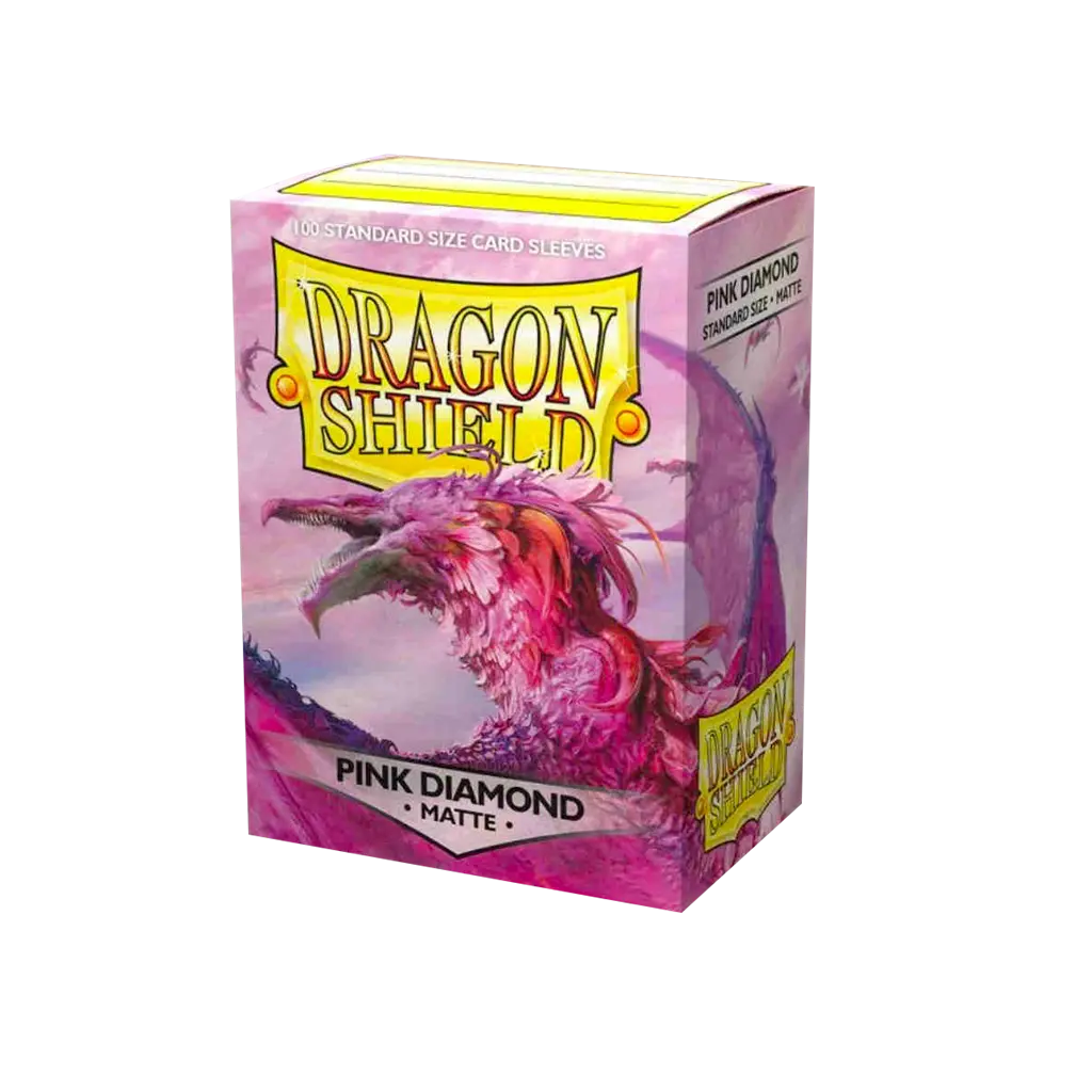 100 Sleeves Dragon Shield Matte: Pink Diamond