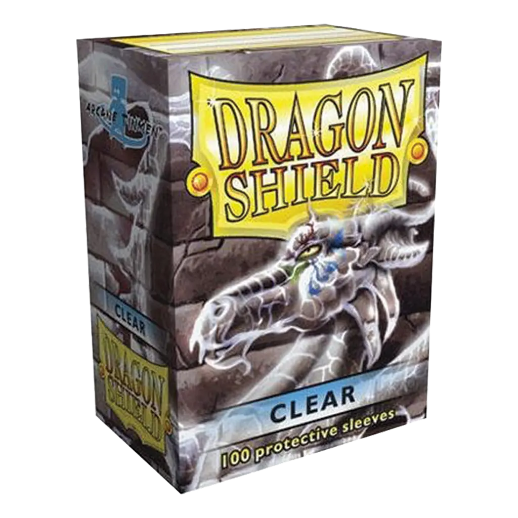 100 Sleeves Dragon Shield : Clear (10)