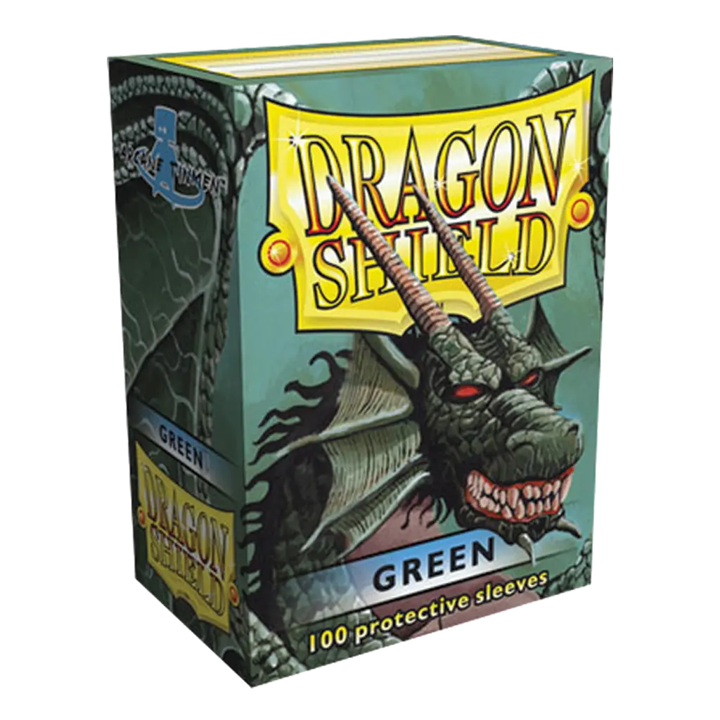 100 Sleeves Dragon Shield : Green (10)