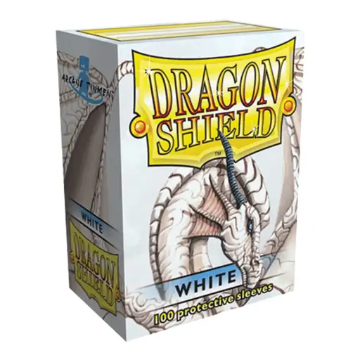 [AT-10005] 100 Sleeves Dragon Shield : White (10)