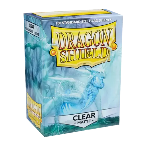 [AT-11001] 100 Sleeves Dragon Shield Matte: Clear