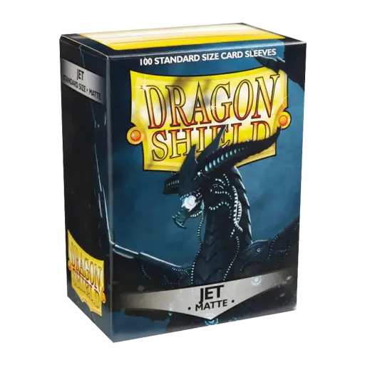 [AT-11024] 100 Sleeves Dragon Shield Matte: Jet