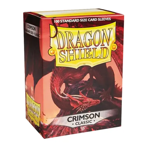 [AT-10021] 100 Sleeves Dragon Shield : Crimson (10)