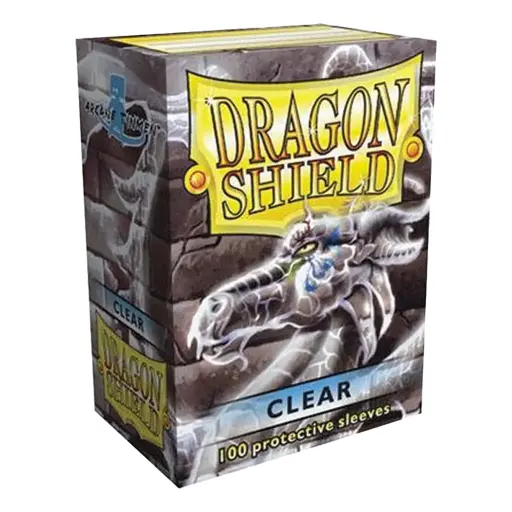 [AT-10001] 100 Sleeves Dragon Shield : Clear (10)