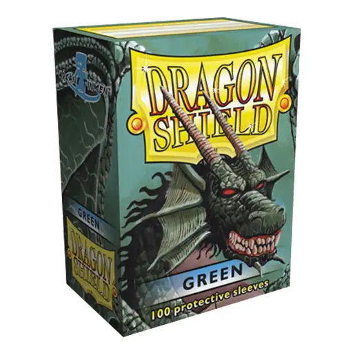 [AT-10004] 100 Sleeves Dragon Shield : Green (10)